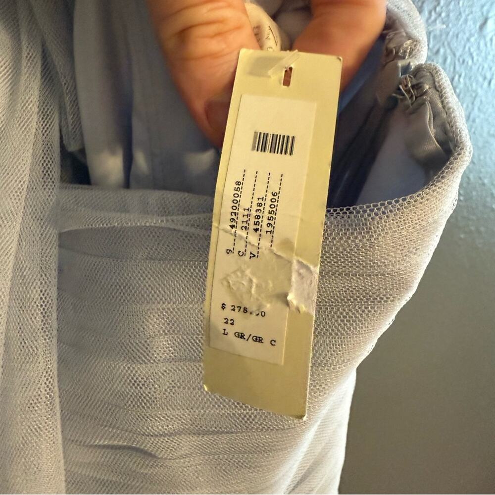 Jenny Yoo Light Blue Off-Shoulder Wedding Dress - Picture 12 of 12
